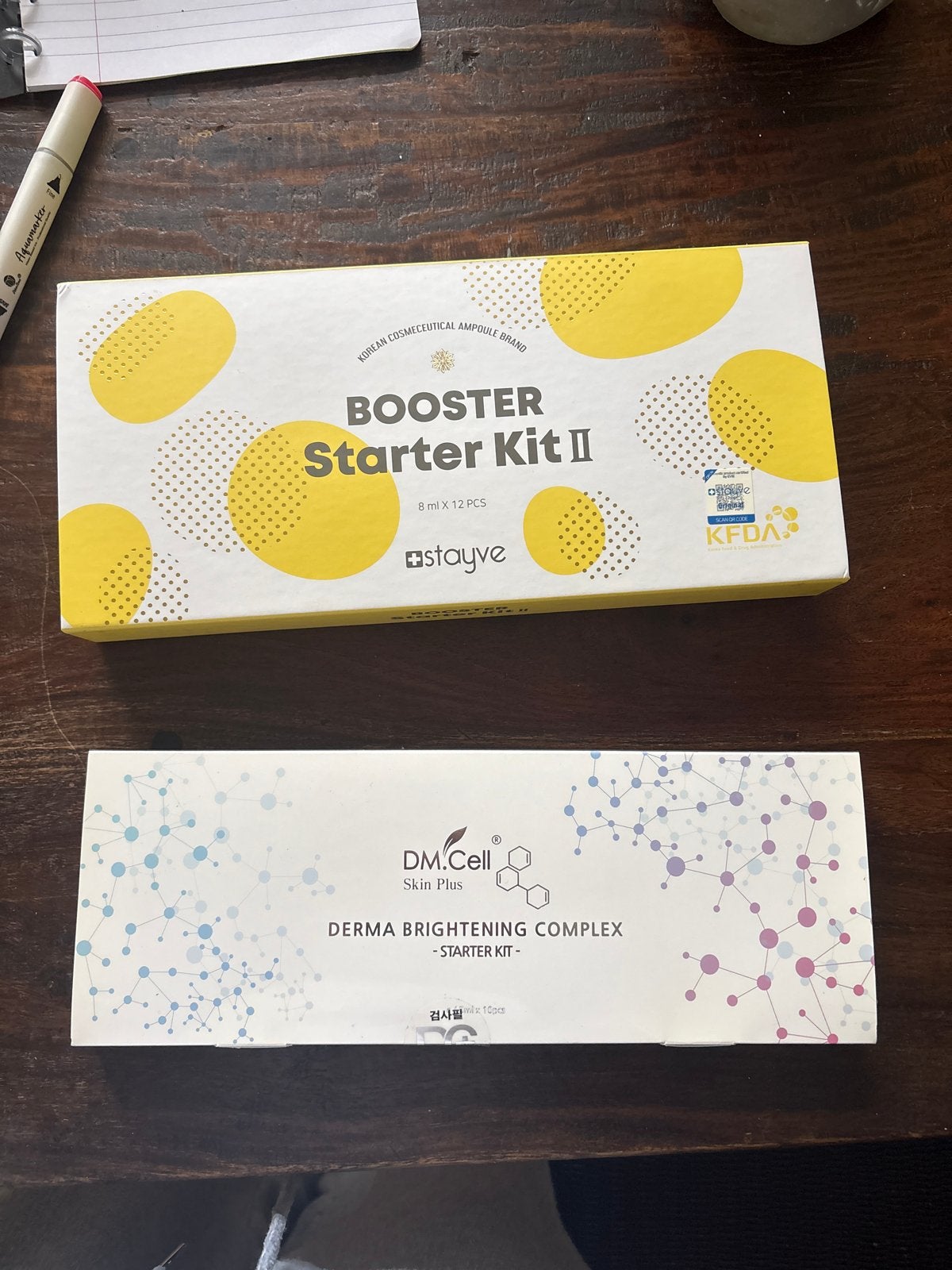 Stayve Booster Starter Kit II & DM.Cell Derma Brightening Co, Ophalen of Verzenden, Nieuw, Gehele gezicht, Verzorging