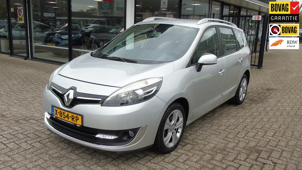 Renault Grand Scénic 1.2 TCe Expression, Auto's, Renault, Voorwielaandrijving, Stof, Gebruikt, Zwart