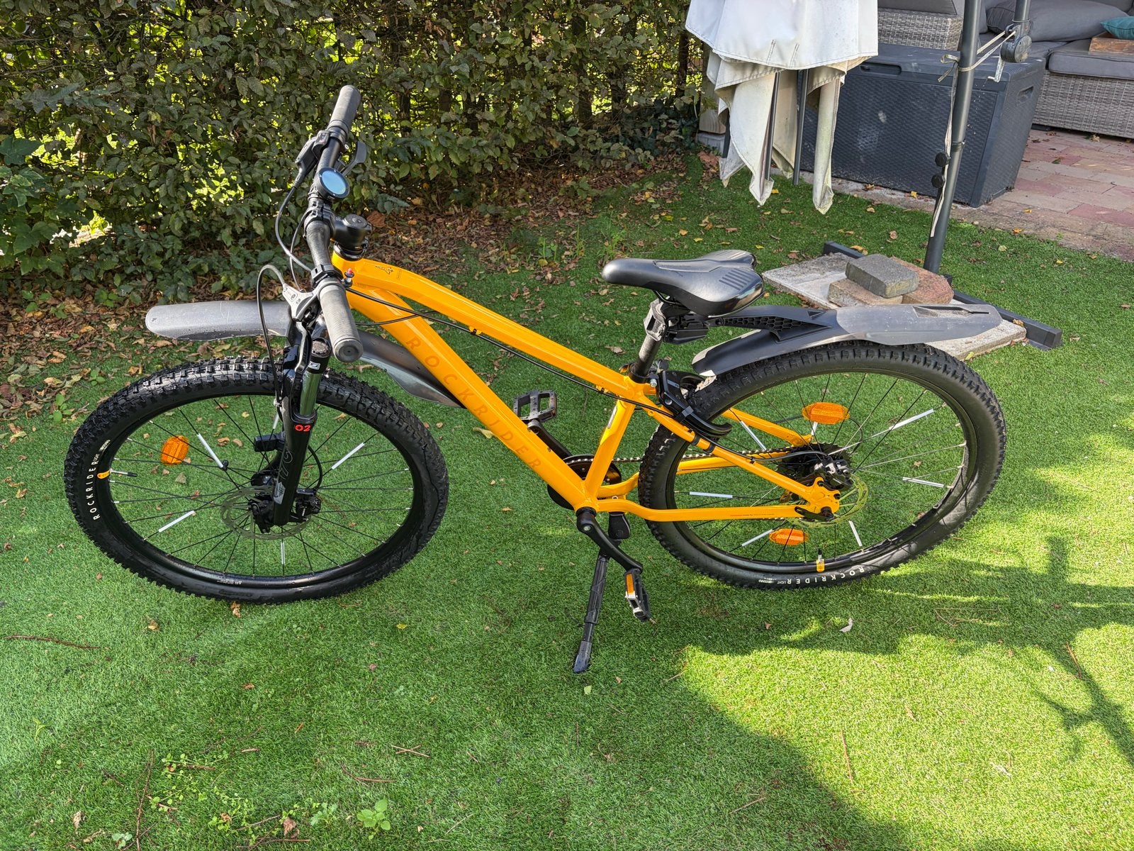 ROCKRIDER Mountainbike 26 inch Expl 900 geel (9-12 jaar), Ophalen, 24 inch of meer, Aluminium, Zo goed als nieuw