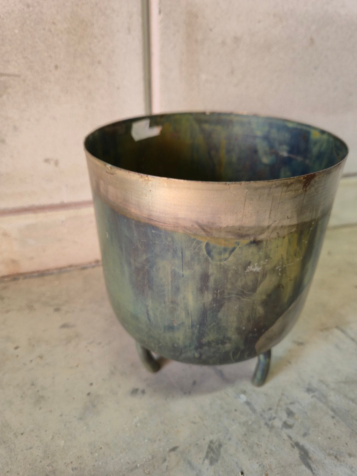 Plantenpot op Poten - 17 cm Hoog, Ophalen of Verzenden