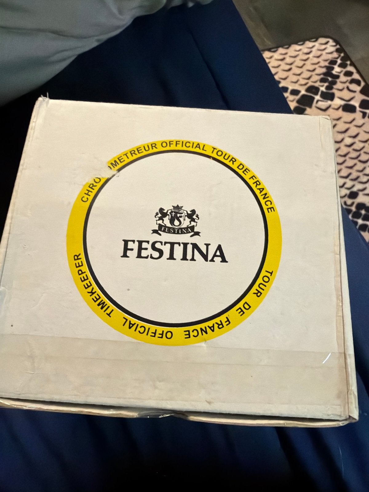 Festina Horlogedoos Tour de France Official Timekeeper, Ophalen of Verzenden, Gebruikt