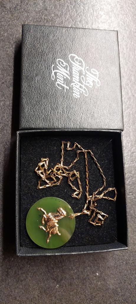 14k goud  paard, Sieraden, Tassen en Uiterlijk, Kettingen, Ophalen of Verzenden, Goud, Goud