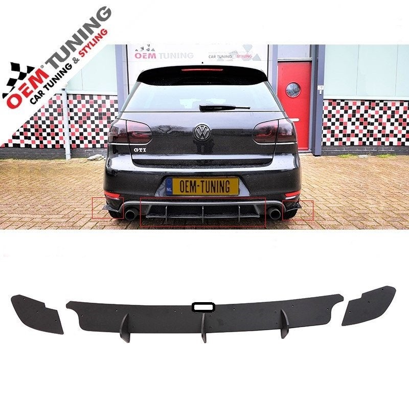Diffuser extension – splitter | GOLF 6 GTI-LOOK 2009-2012 |