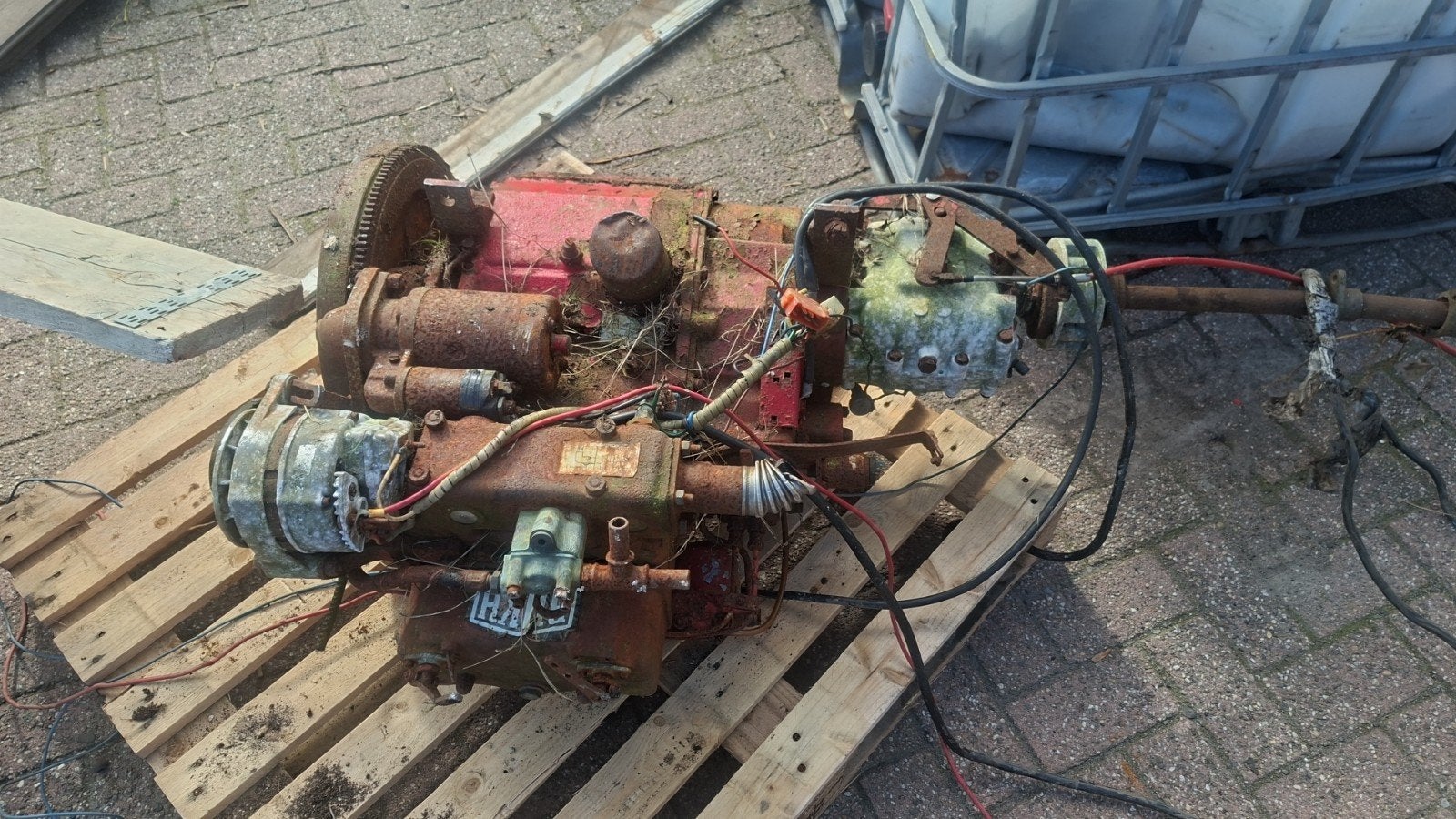 Bukh scheepsmotor met keerkoppeling - onderdelen/restauratie, Ophalen, Gebruikt, ., .