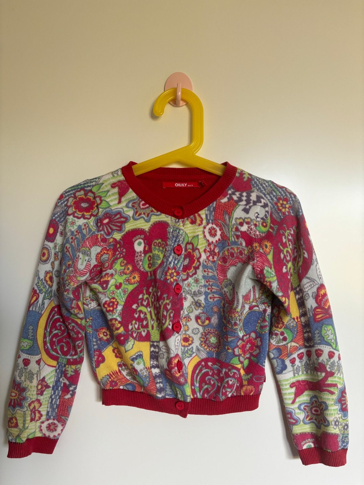 Oilily vestje met bloemenprint, Ophalen of Verzenden, Gebruikt, Meisje