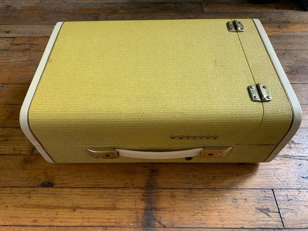 Philips koffer pickup vintage AG 9148 50tiger jaren, Audio, Tv en Foto, Platenspelers, Philips, Gebruikt, Automatisch, Ophalen of Verzenden