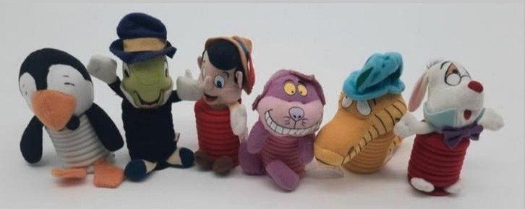 McDonalds 6 Disney Classics springfiguren uit 2003, Ophalen of Verzenden, Overige figuren, Gebruikt, Beeldje of Figuurtje