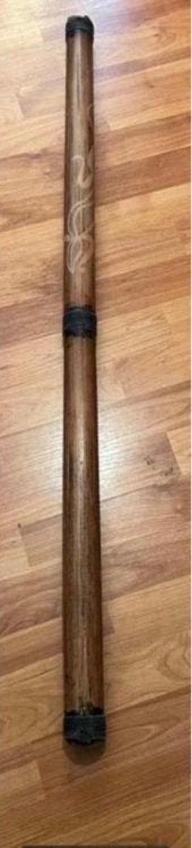 Didgeridoo 110 cm, Muziek en Instrumenten, Blaasinstrumenten | Didgeridoos, Ophalen, Zo goed als nieuw