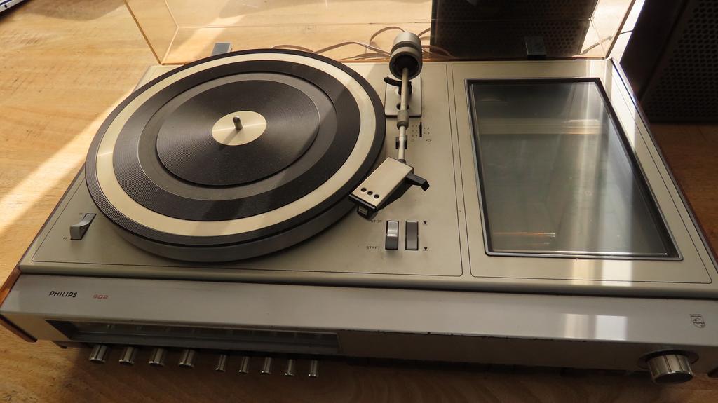 Vintage Philips 802 stereoset (1972) – volledig werkend, Ophalen, Gebruikt, Philips