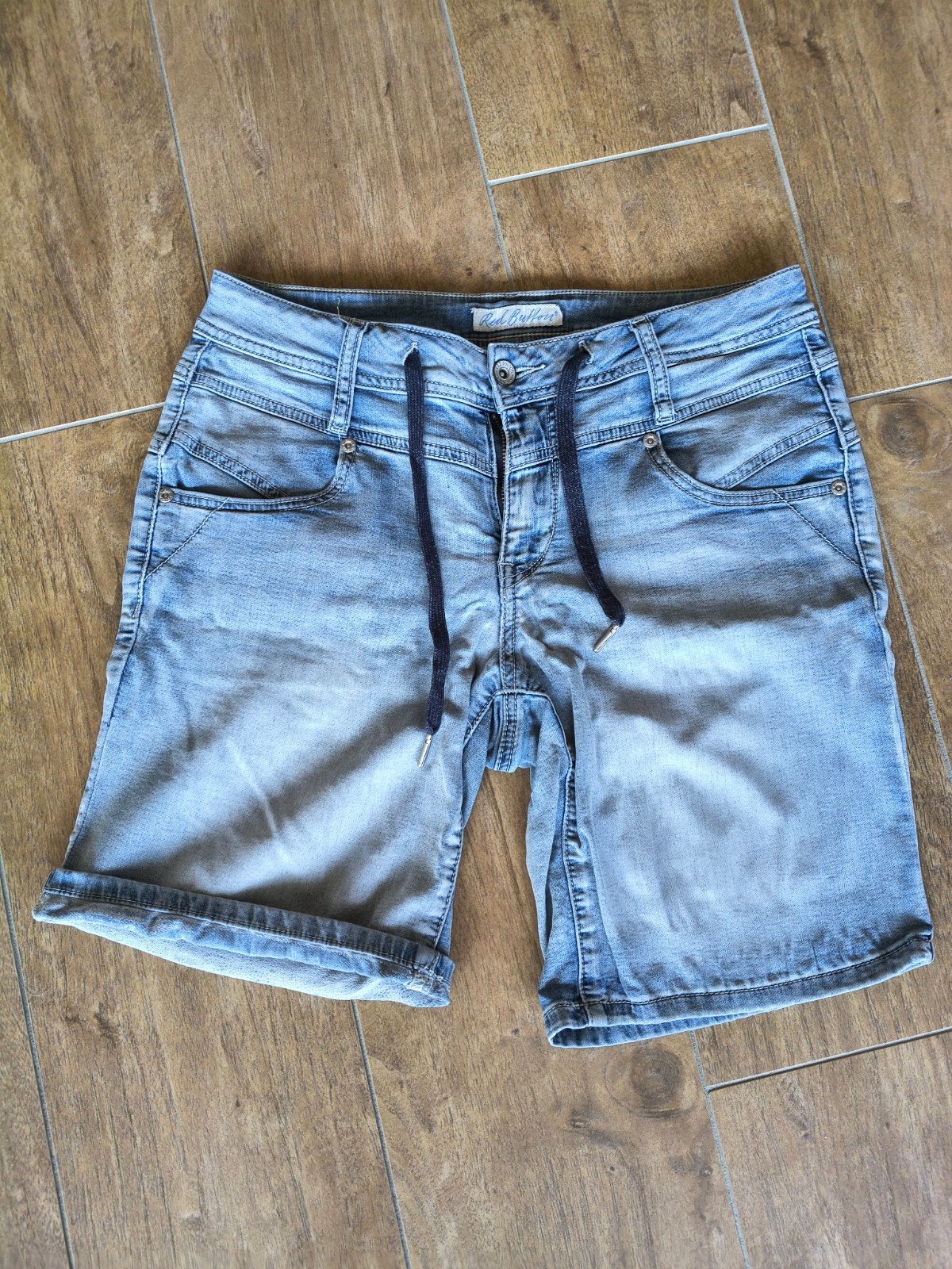 Red Button, korte broek, maat 38, Kleding | Dames, Spijkerbroeken en Jeans, Red Button, Ophalen of Verzenden, Gedragen, Blauw