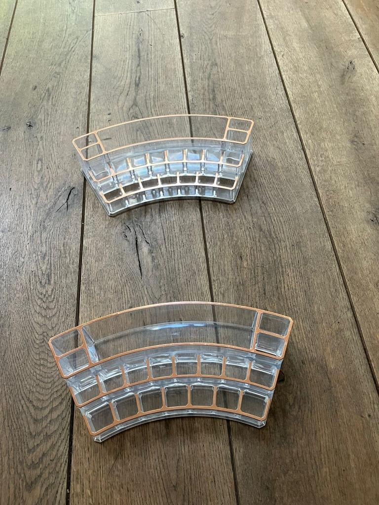 make-up organizer 2 stuks, Ophalen of Verzenden, Zo goed als nieuw, Gehele gezicht, Toebehoren
