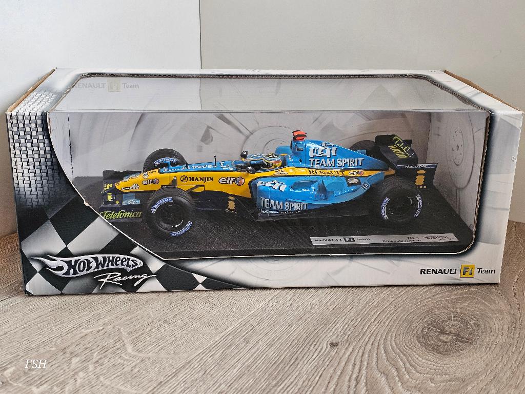 Renault R25, F. Alonso # 5, 2005. Hot Wheels. **NIEUWSTAAT**, Ophalen of Verzenden, Zo goed als nieuw, Auto, Hot Wheels