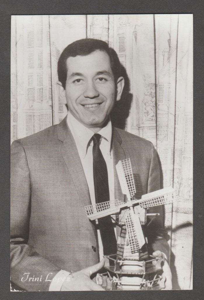 Ansichtkaart, Artiest, Trini Lopez  (511), Ophalen of Verzenden, 1960 tot 1980, Sterren en Beroemdheden