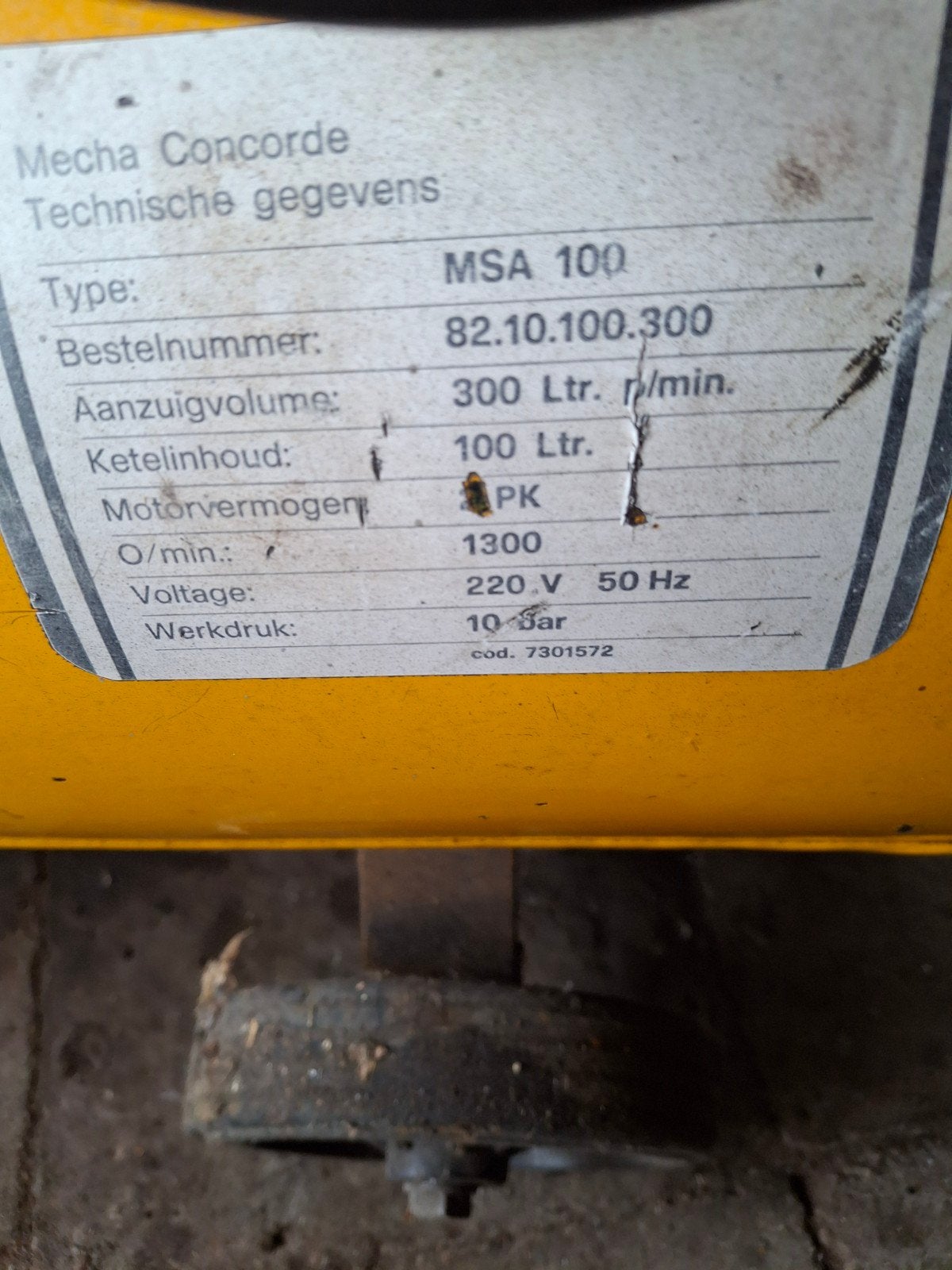 Compressor 100 liter, Auto-onderdelen, Remmen en Aandrijving, Gebruikt, Ophalen