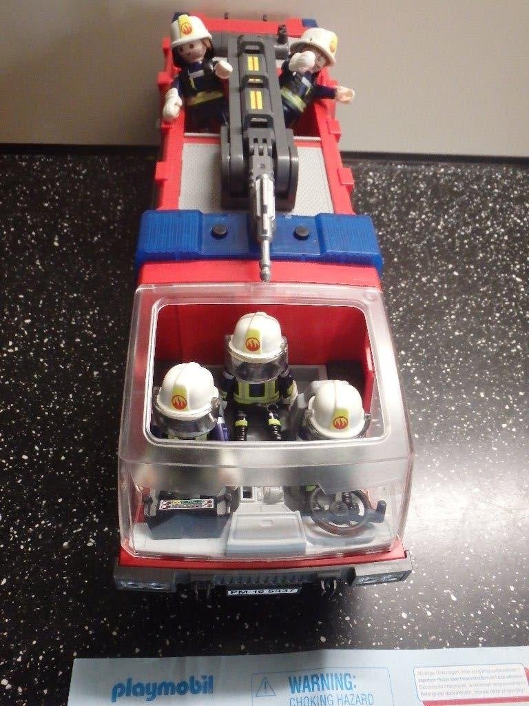 playmobil complete set brandweerauto 5337, Ophalen, Complete set, Voertuig, Zo goed als nieuw