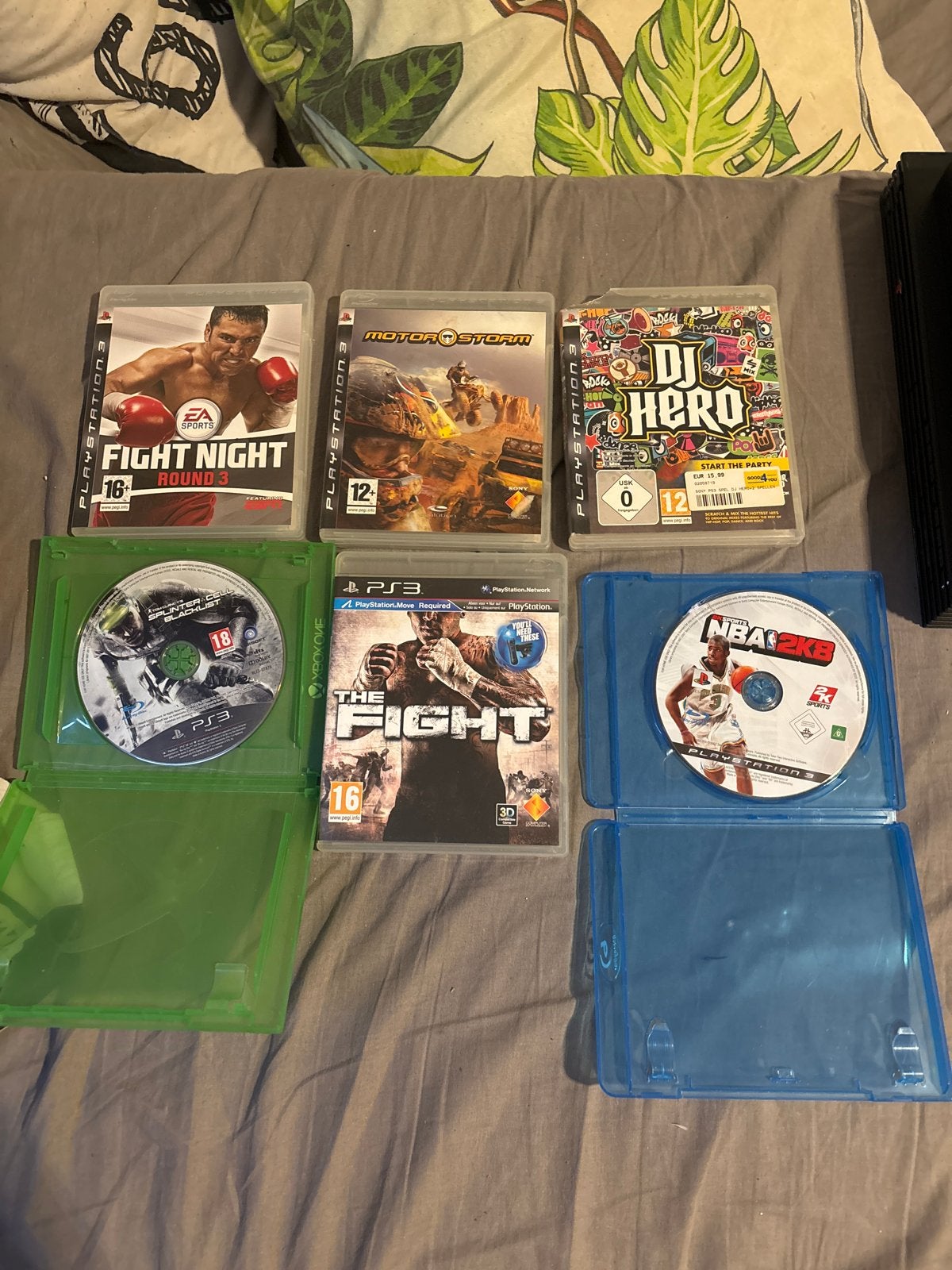 PlayStation 3 Games Bundel: Fight Night, MotorStorm, DJ Hero, Spelcomputers en Games, Gebruikt, 1 speler, Eén computer, Ophalen of Verzenden