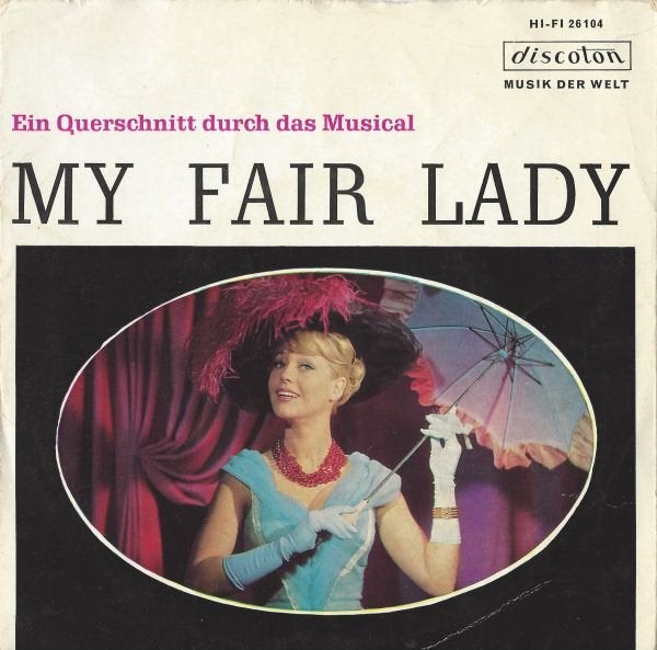 Musical - My Fair Lady / Single 7 / Nieuwstaat / 24-8, Overige formaten, Ophalen of Verzenden, Zo goed als nieuw, Orkest of Ballet