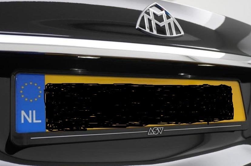Mercedes Maybach embleem achterklep v12 MM logo s-klasse 222, Ophalen of Verzenden, Nieuw