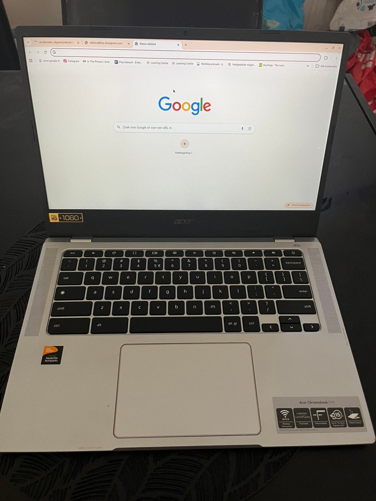 acer chromebook 514, Ophalen of Verzenden, Zo goed als nieuw, 14 inch, 4 GB of minder