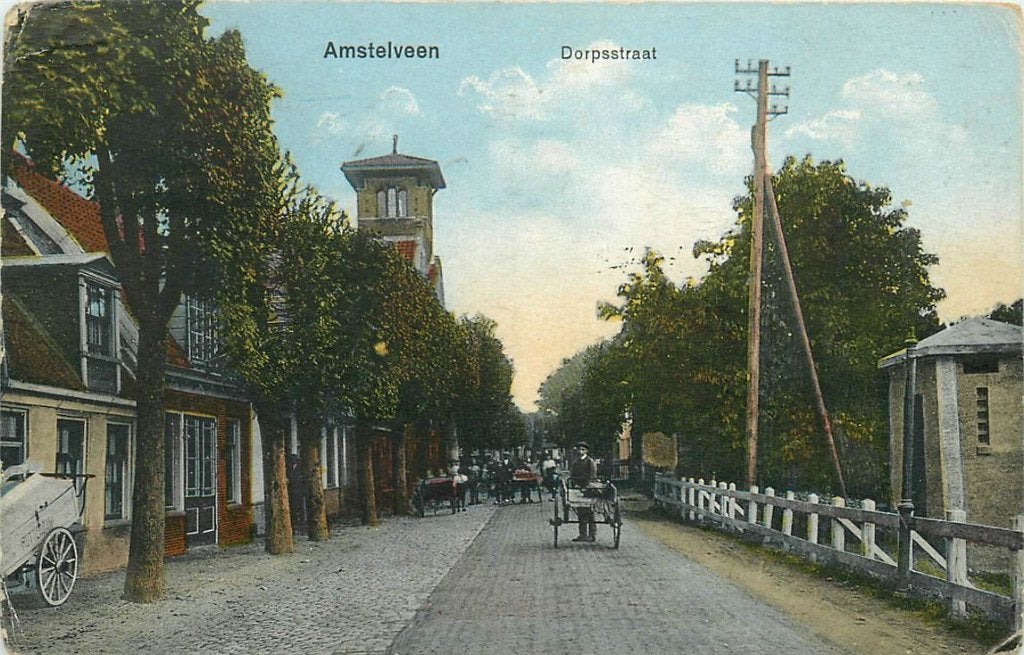 701-033-017 Amstelveen Dorpsstraat, Verzenden, Voor 1920, Noord-Holland