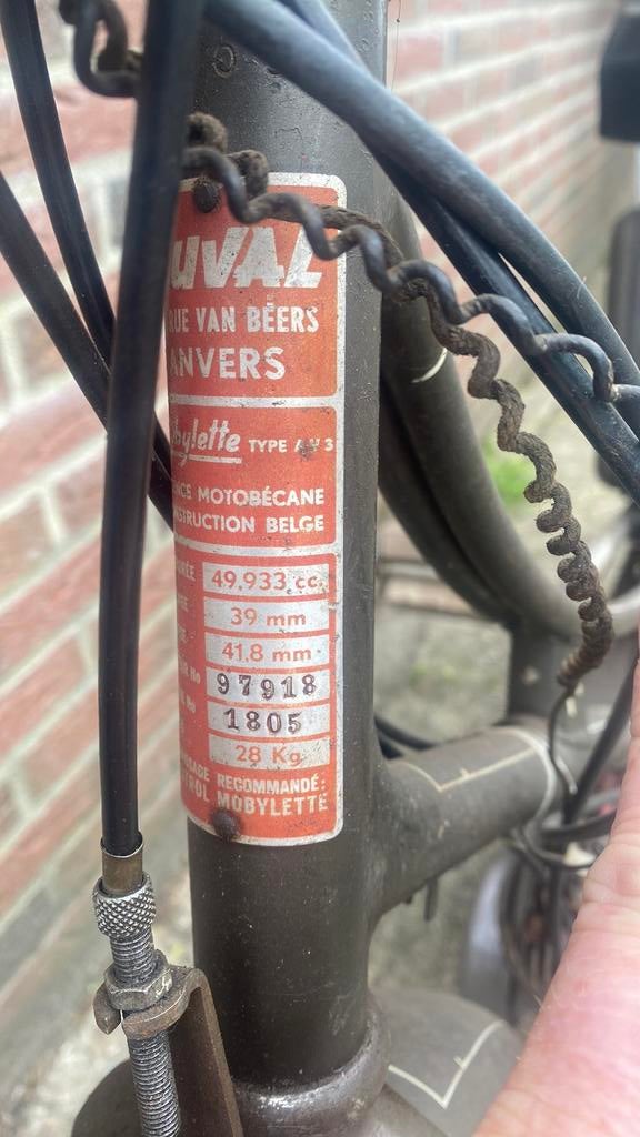 Mooie oude fiets- Klassieke  mobylette bromfiets, Fietsen en Brommers, Ophalen of Verzenden, Gebruikt, Maximaal 25 km/u, Oto