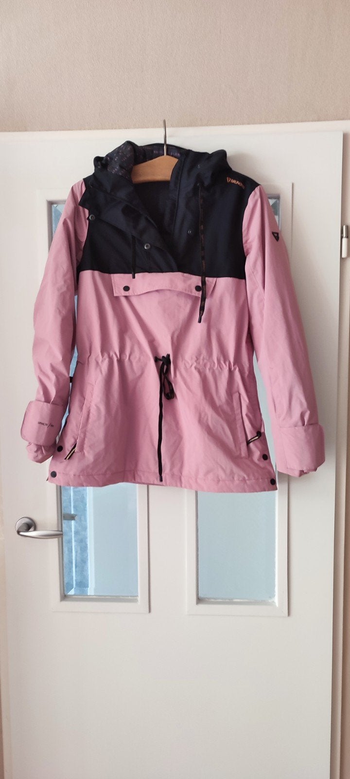 Brunotti ski-jas dames maat L - Roze/Zwart, Maat 42/44 (L), Ophalen of Verzenden, Zo goed als nieuw, Brunotti