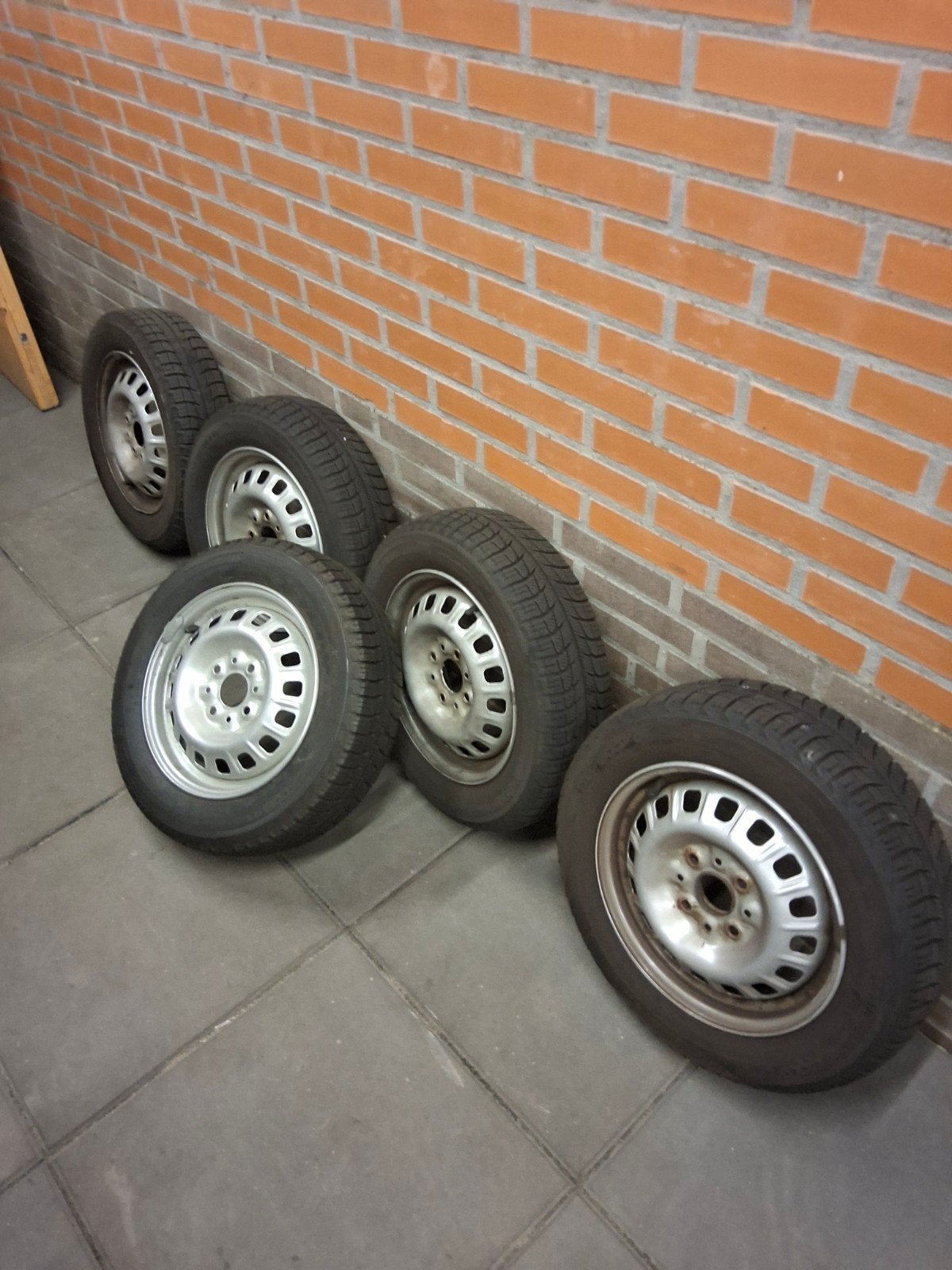 5x Michelin x-ice winterbanden 155 65 13 inch fiat seicento, Ophalen, Gebruikt, 155 mm, 13 inch