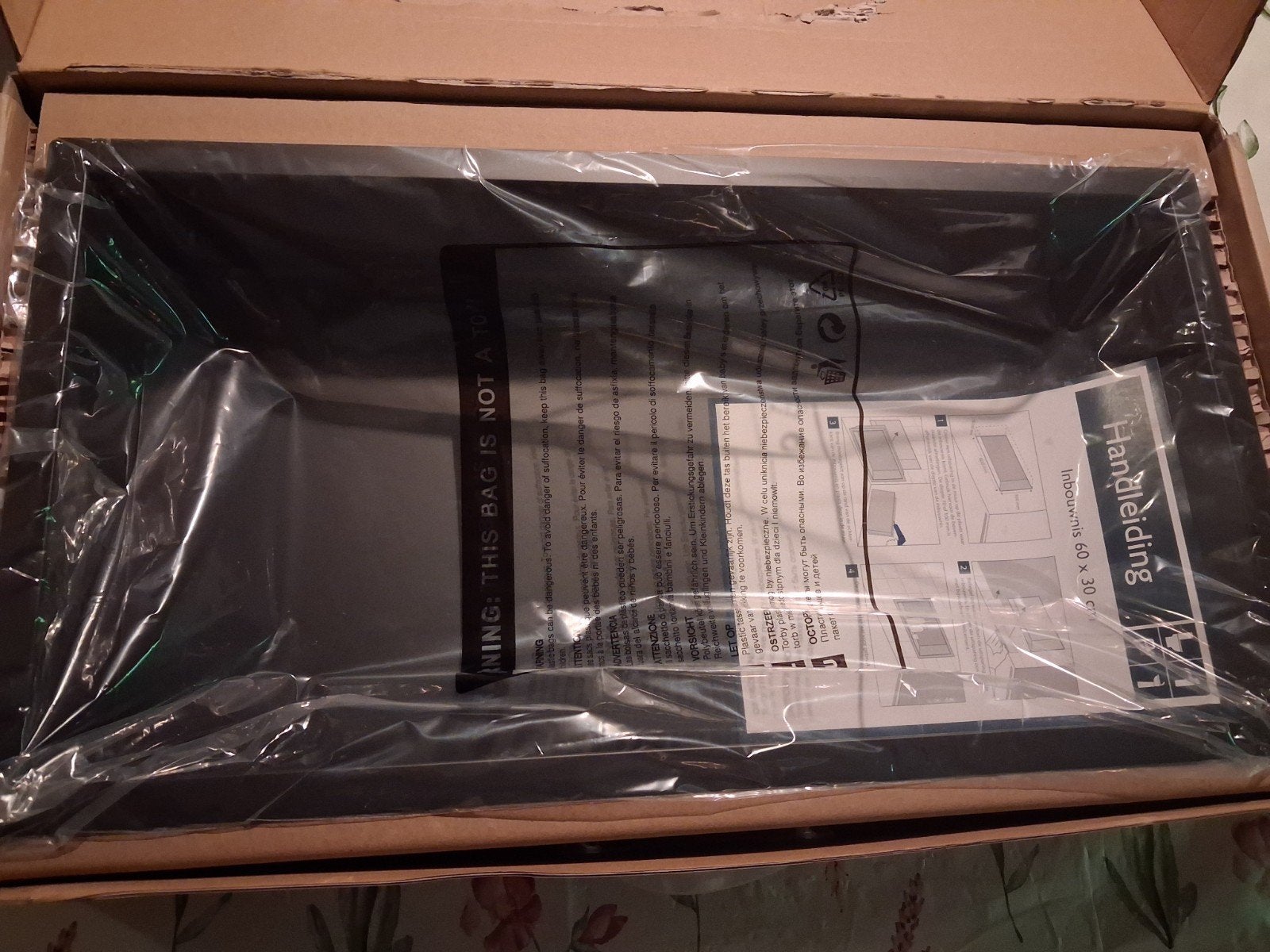 Demis inbouwnis 30x60x10 mat zwart, Ophalen of Verzenden, Nieuw