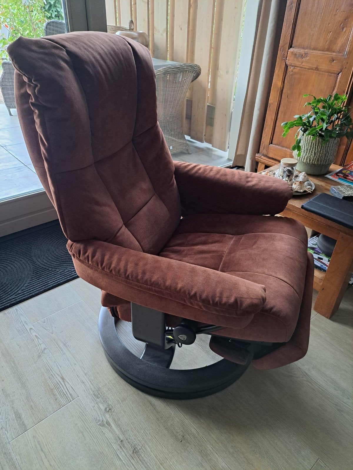 Stressless relaxfauteuil met extra zachte zitting, Ophalen, 75 tot 100 cm, Zo goed als nieuw, 75 tot 100 cm