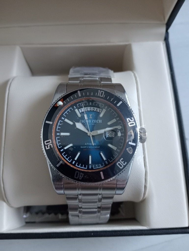 Jacob Zech Athena Zilver Horloge, Overige merken, Staal, Nieuw, Ophalen of Verzenden