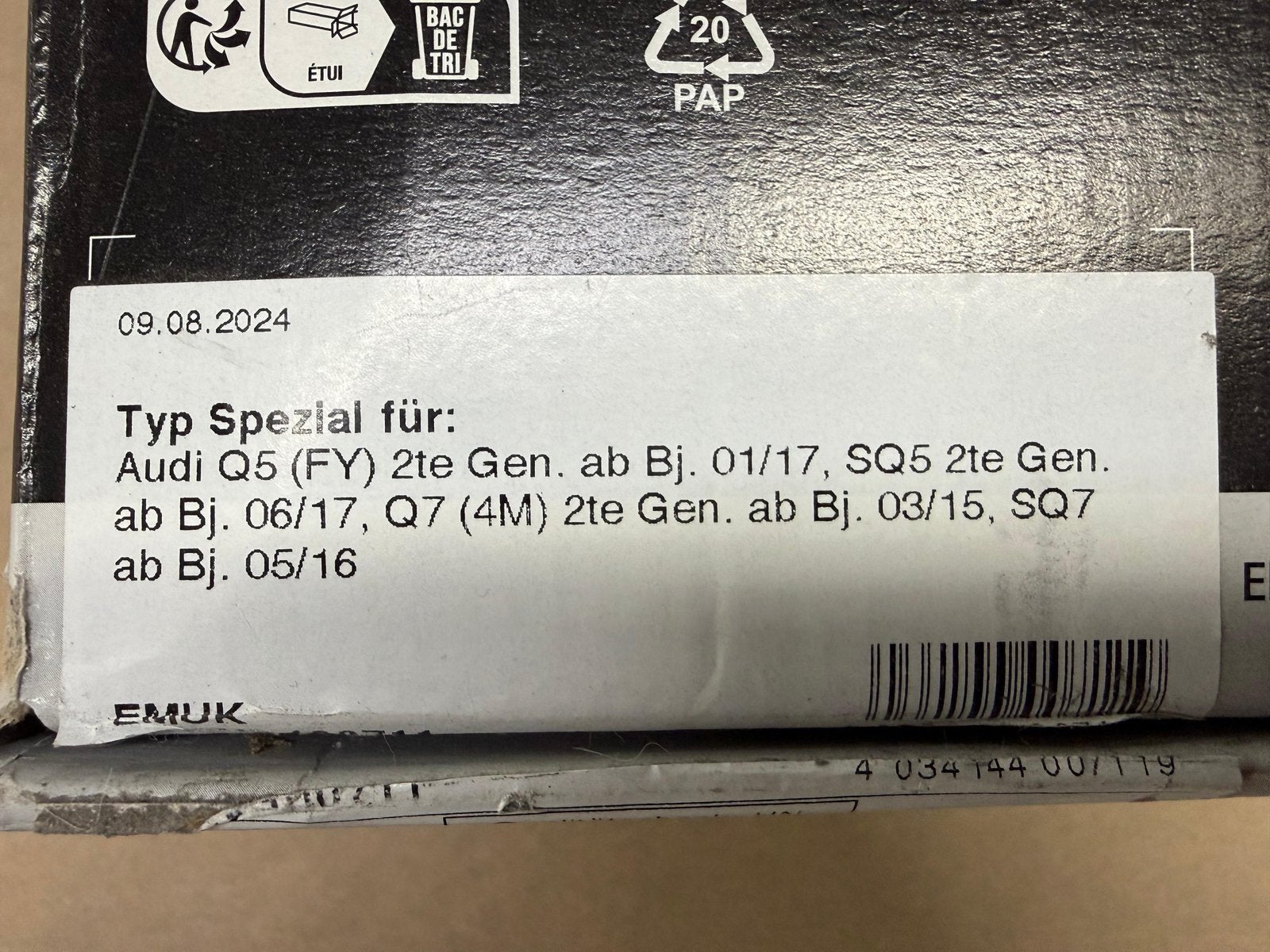 Emuk 100711 Caravan Spiegels voor Audi Q5, Verzenden, Gebruikt, Audi