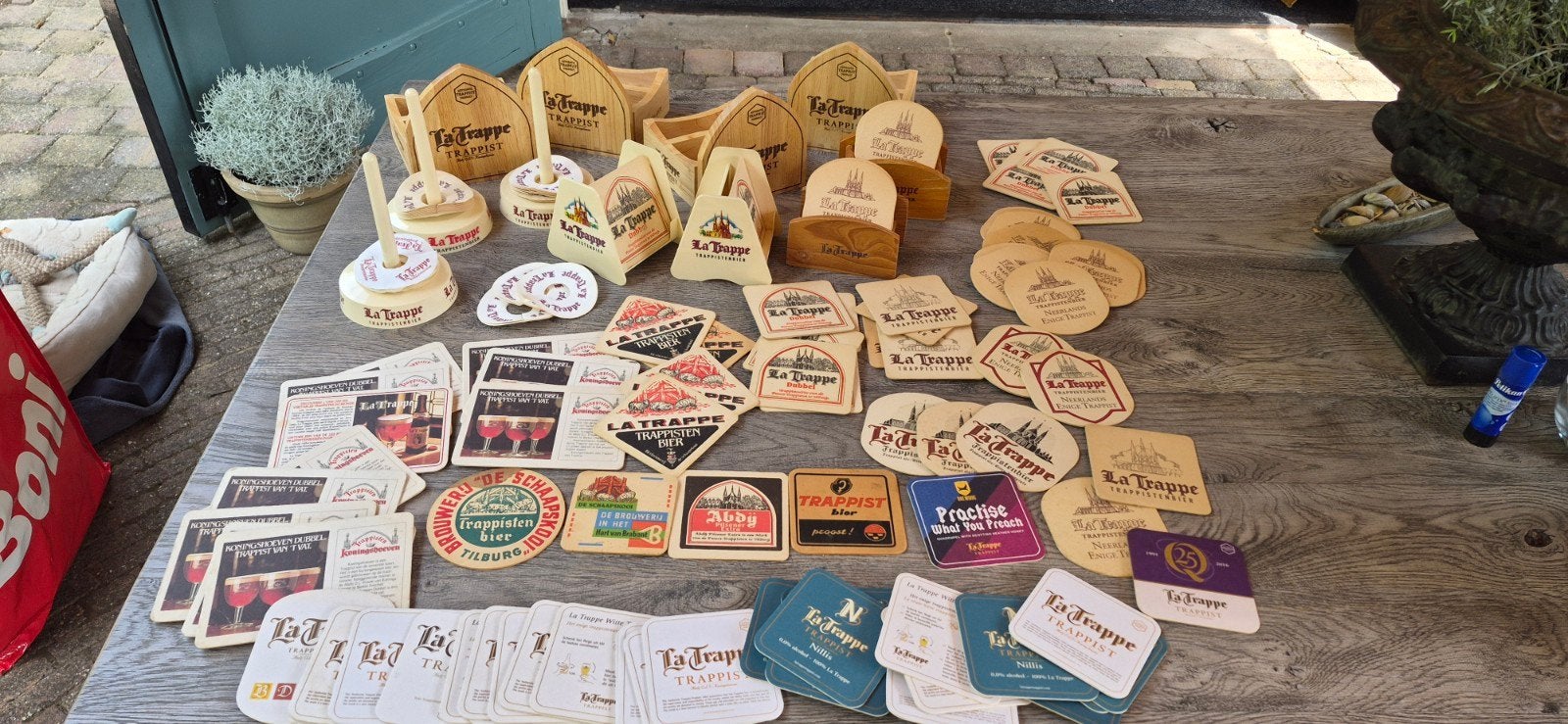La Trappe Viltjes,Druppelvangers & Houders - Grote Collectie, Ophalen of Verzenden