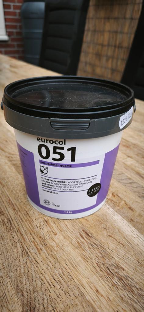 Voorstrijkmiddel Eurocol 051, Doe-het-zelf en Verbouw, Tegels, Ophalen, Wandtegels, Nieuw, Minder dan 20 cm