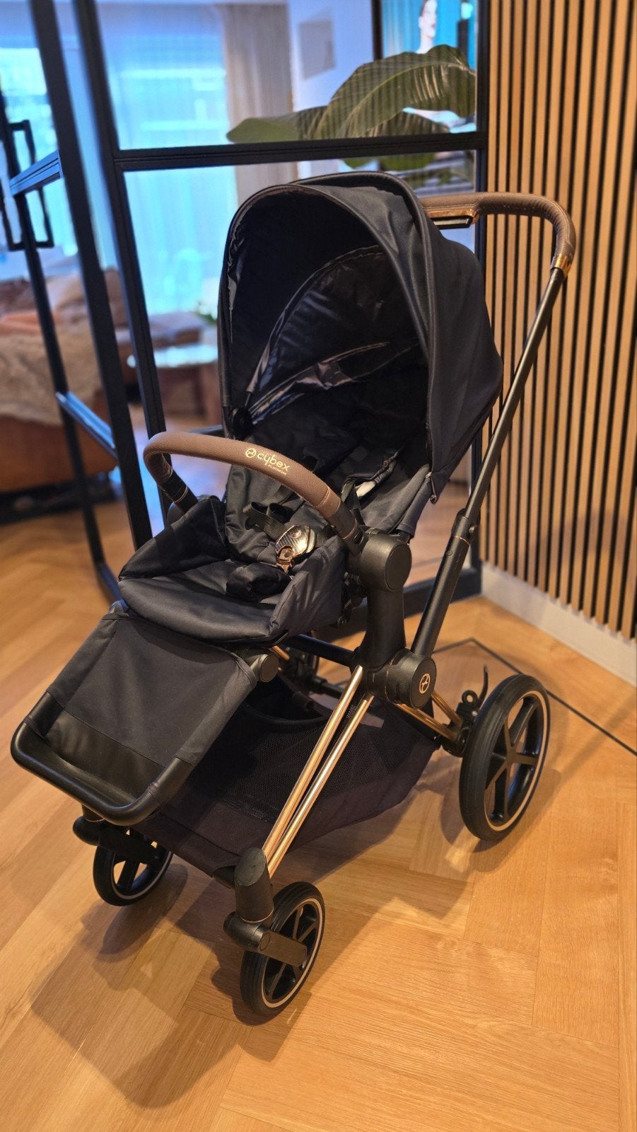 Cybex Priam Rose Gold kinderwagen – complete set (3-in-1), Ophalen, Zo goed als nieuw