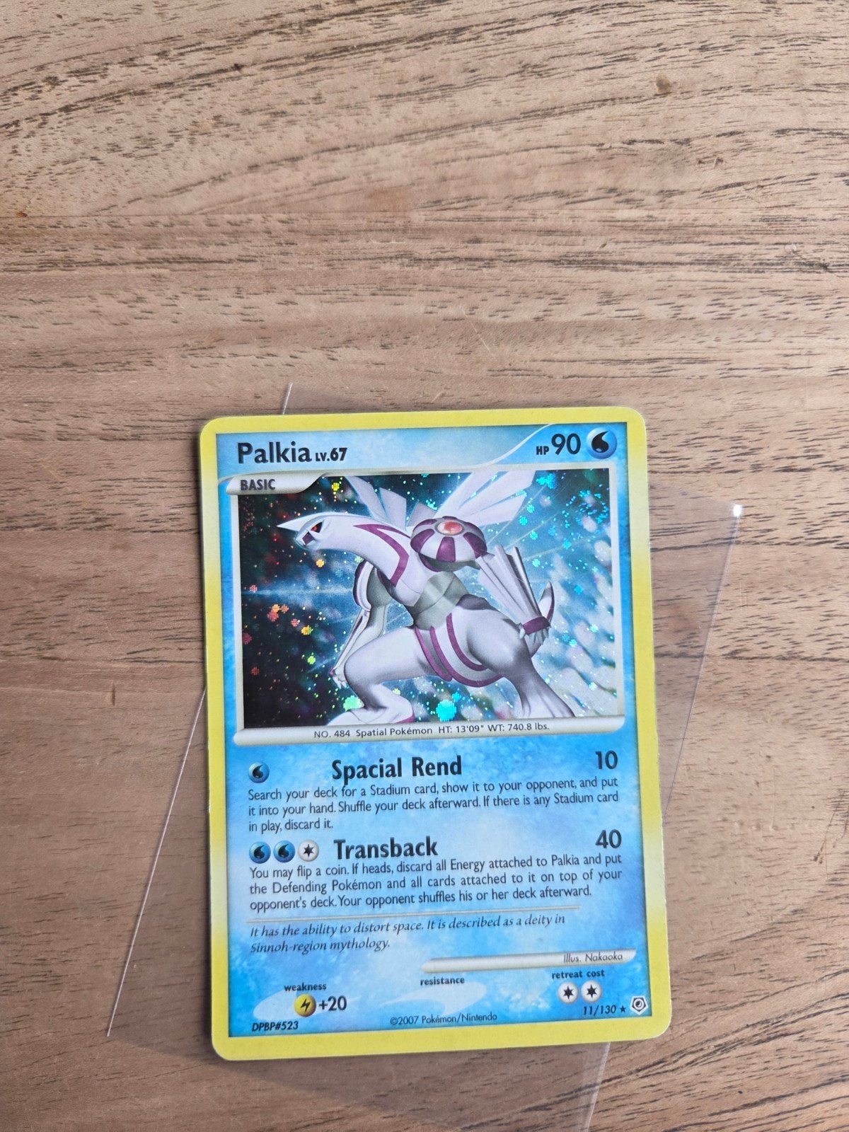 Palkia 11/130 Diamond & Pearl Holo, Ophalen of Verzenden
