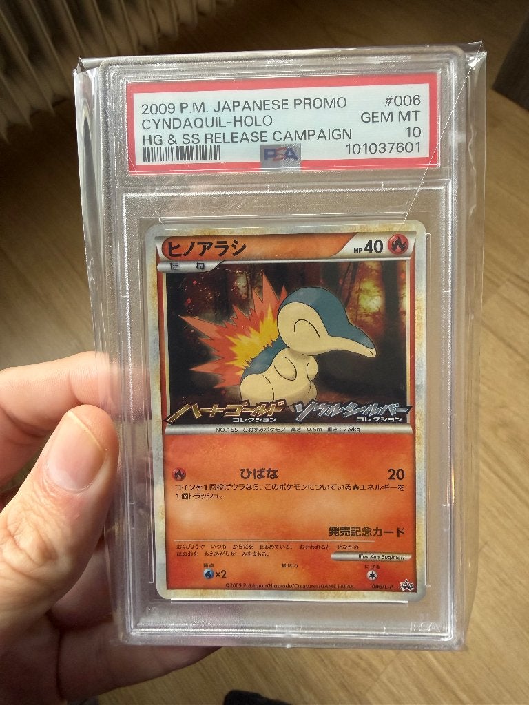 Cyndaquil #006 Promo PSA 10 HG & SS Release Campaign 2009, Ophalen of Verzenden
