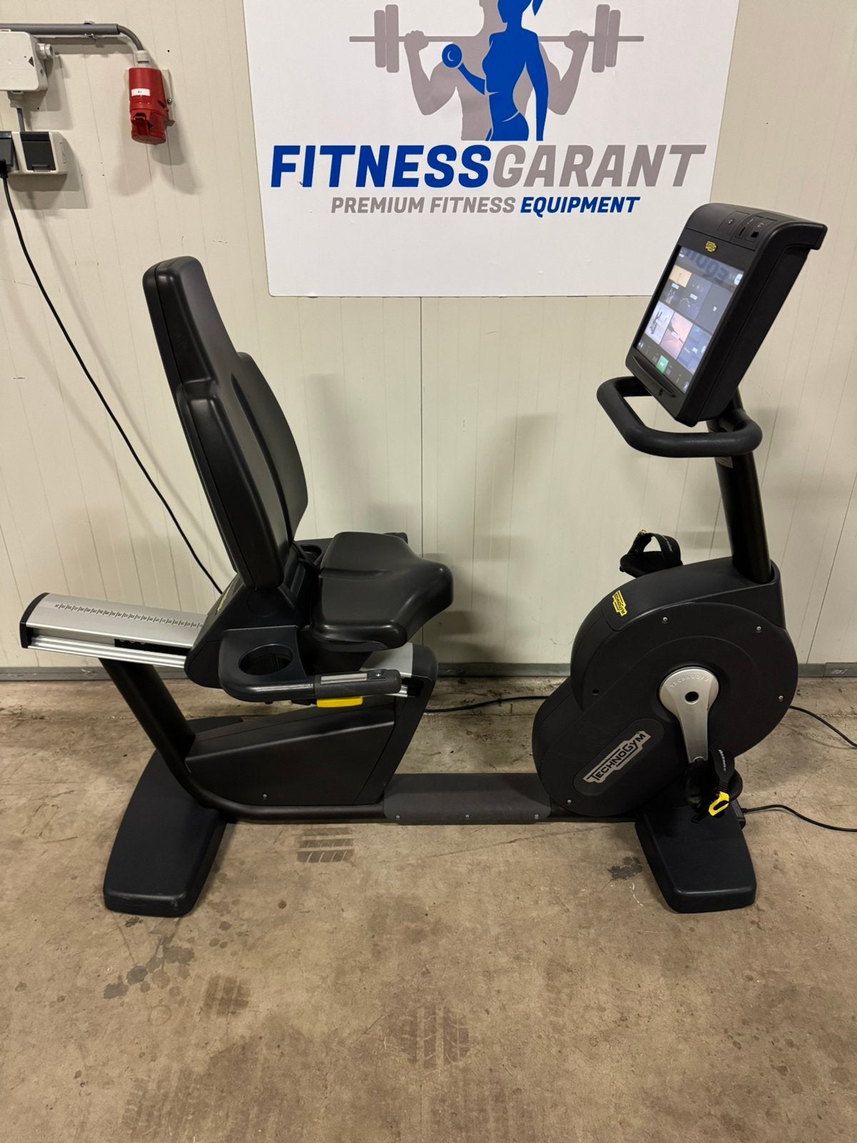 Technogym Recline Recumbent Bike Excite+ 1000 Unity 3 Live, Ophalen of Verzenden, Zo goed als nieuw, Overige typen