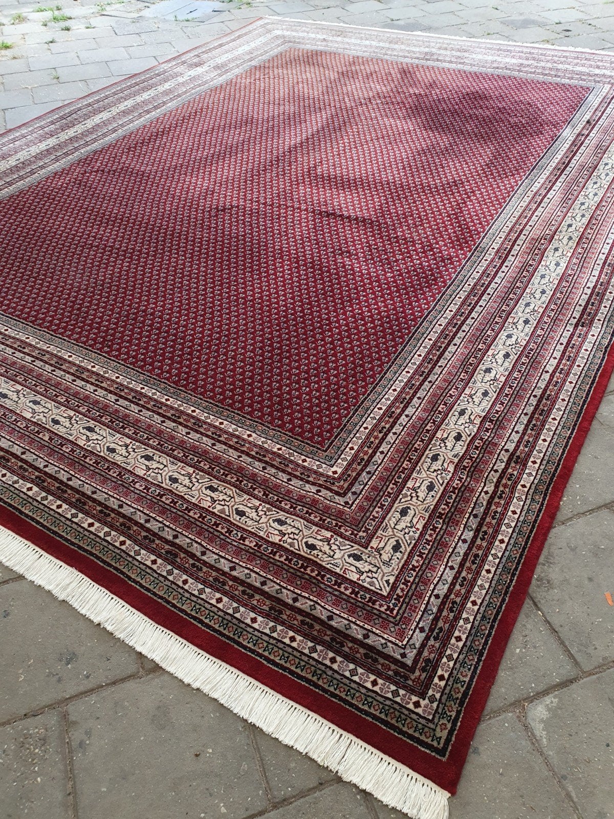 HELAAS VERKOCHT  Perzisch tapijt 410x295 cm. Mir, Huis en Inrichting, 200 cm of meer, Ophalen of Verzenden, Zo goed als nieuw