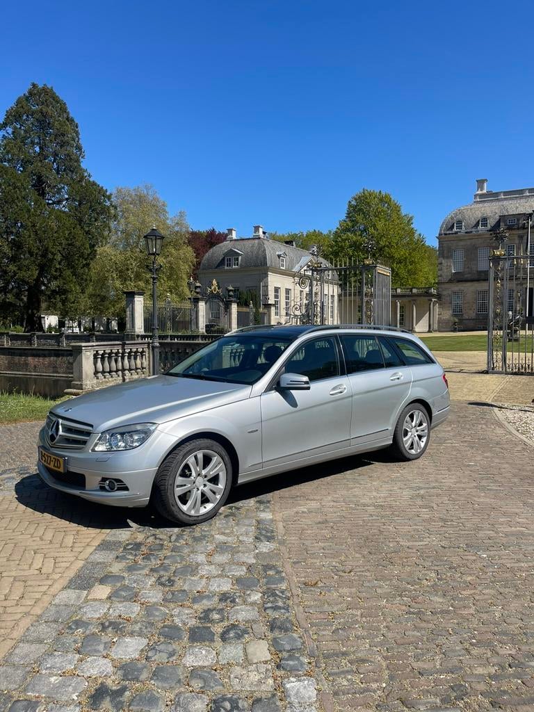 Mercedes-Benz C-Klasse 3.0 C280 Avantgarde Estate 2008 Grijs, Auto's, Mercedes-Benz, Achterwielaandrijving, 1800 kg, Zwart, 2996 cc