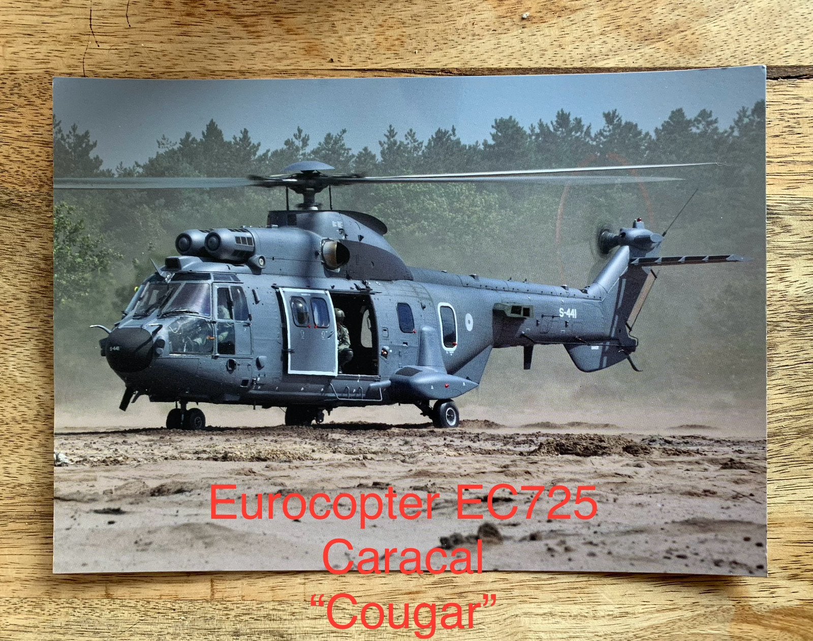 EuroCopter EC725 Caracal Cougar Ansichtkaart, Ophalen of Verzenden