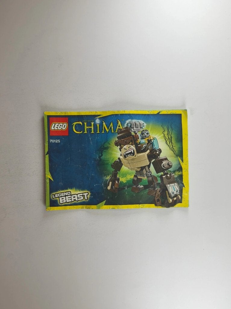 LEGO LEGENDS OF CHIMA 70125 (Instructions) Gorilla Legend, Gebruikt, Overige thema's, Lego, Overige typen
