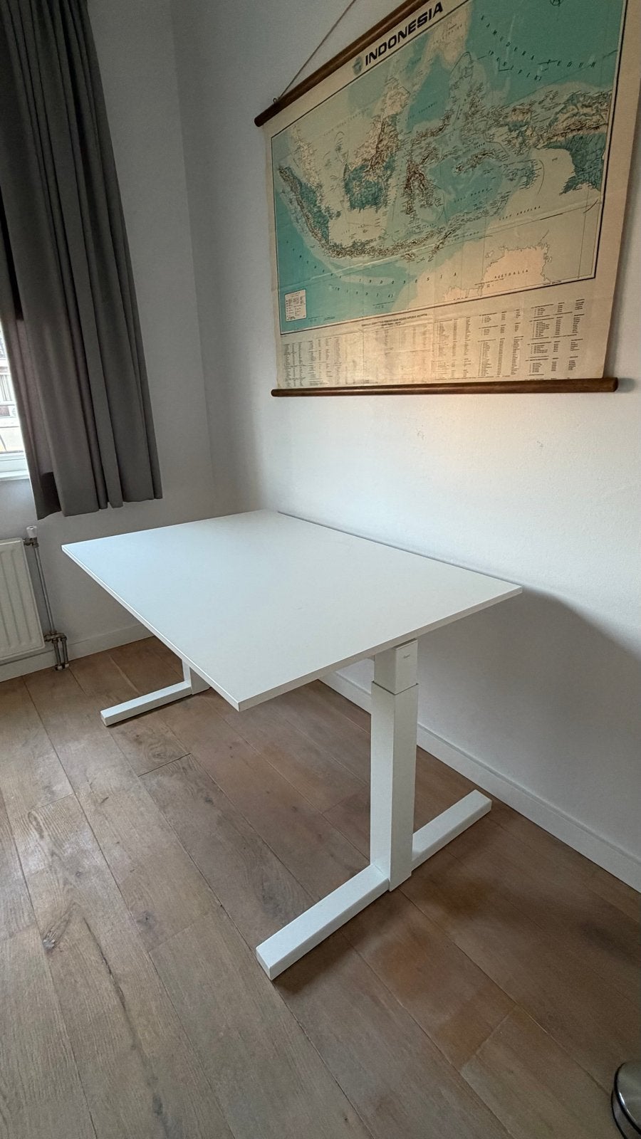 Gispen bureau - 80x120cm wit, Ophalen, Gispen, 120 cm, Metaal