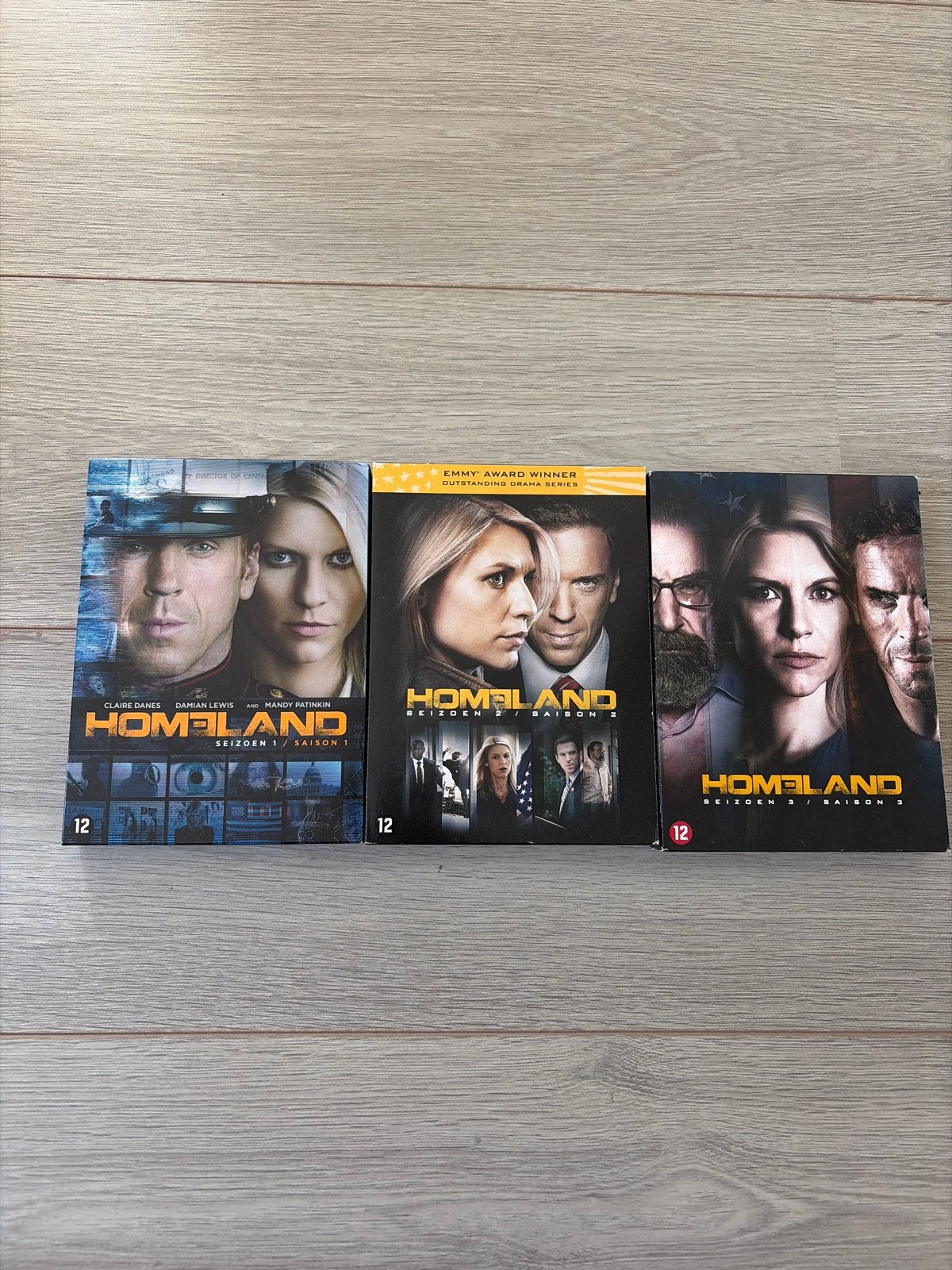 Homeland Seizoen 1, 2 en 3 DVD Boxset, Cd's en Dvd's, Dvd's | Tv en Series, Engels, Seizoen 1, Nederlands, Drama