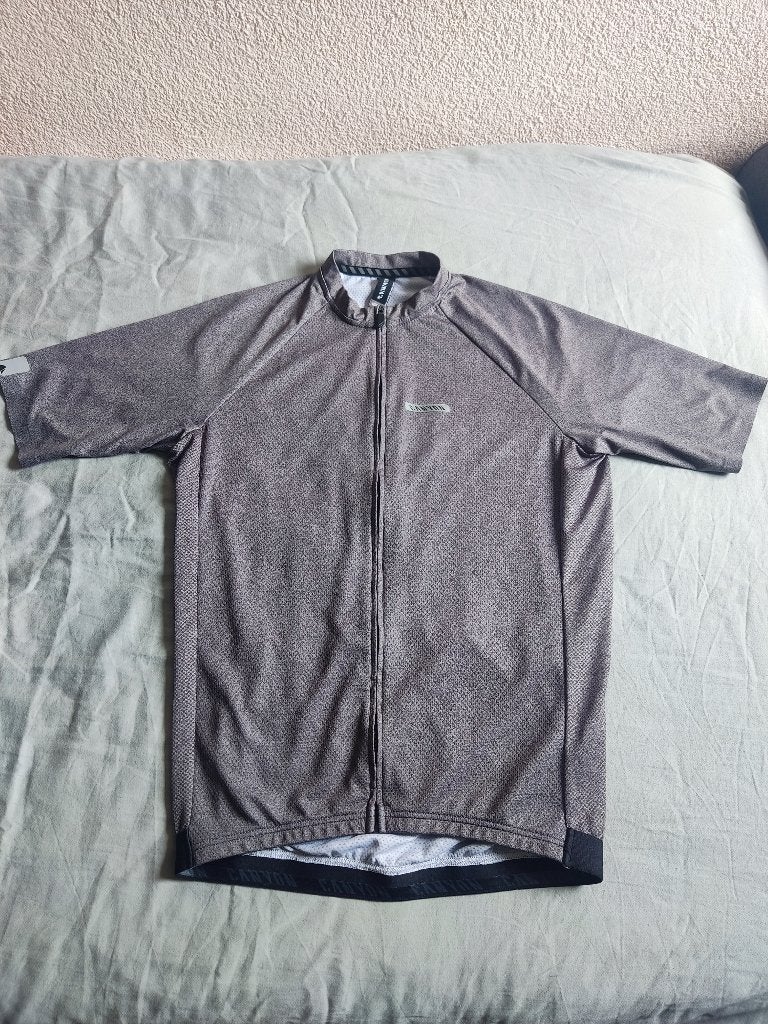 Canyon  Men's Jersey & Bibshort maat L grey / black, Heren, Ophalen of Verzenden, Zo goed als nieuw, L