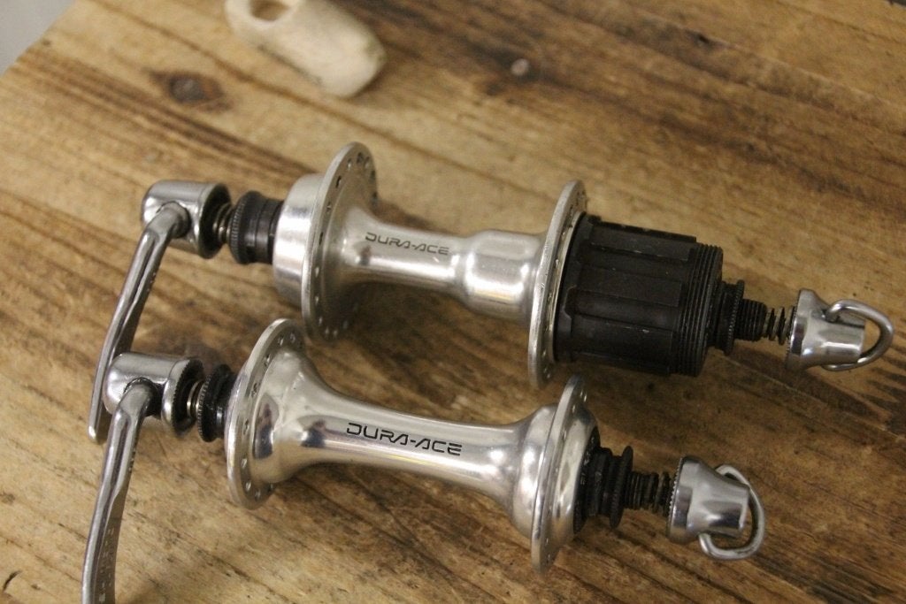 Shimano Dura-Ace naaf set 7402 / 36 + 28 gaats / Uniglide, Fietsen en Brommers, Fietsonderdelen, Gebruikt, Overige typen, Ophalen of Verzenden