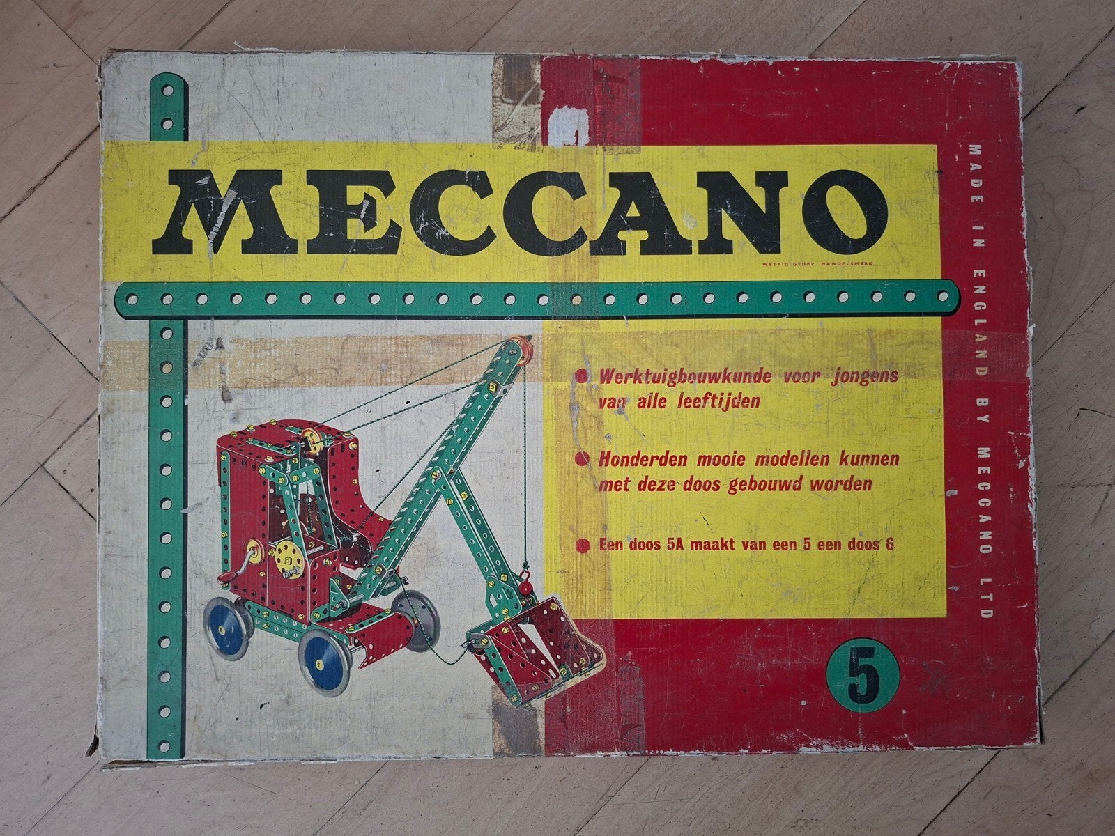 Prachtige vintage Meccano Set 5 (jaren '50/'60), Ophalen