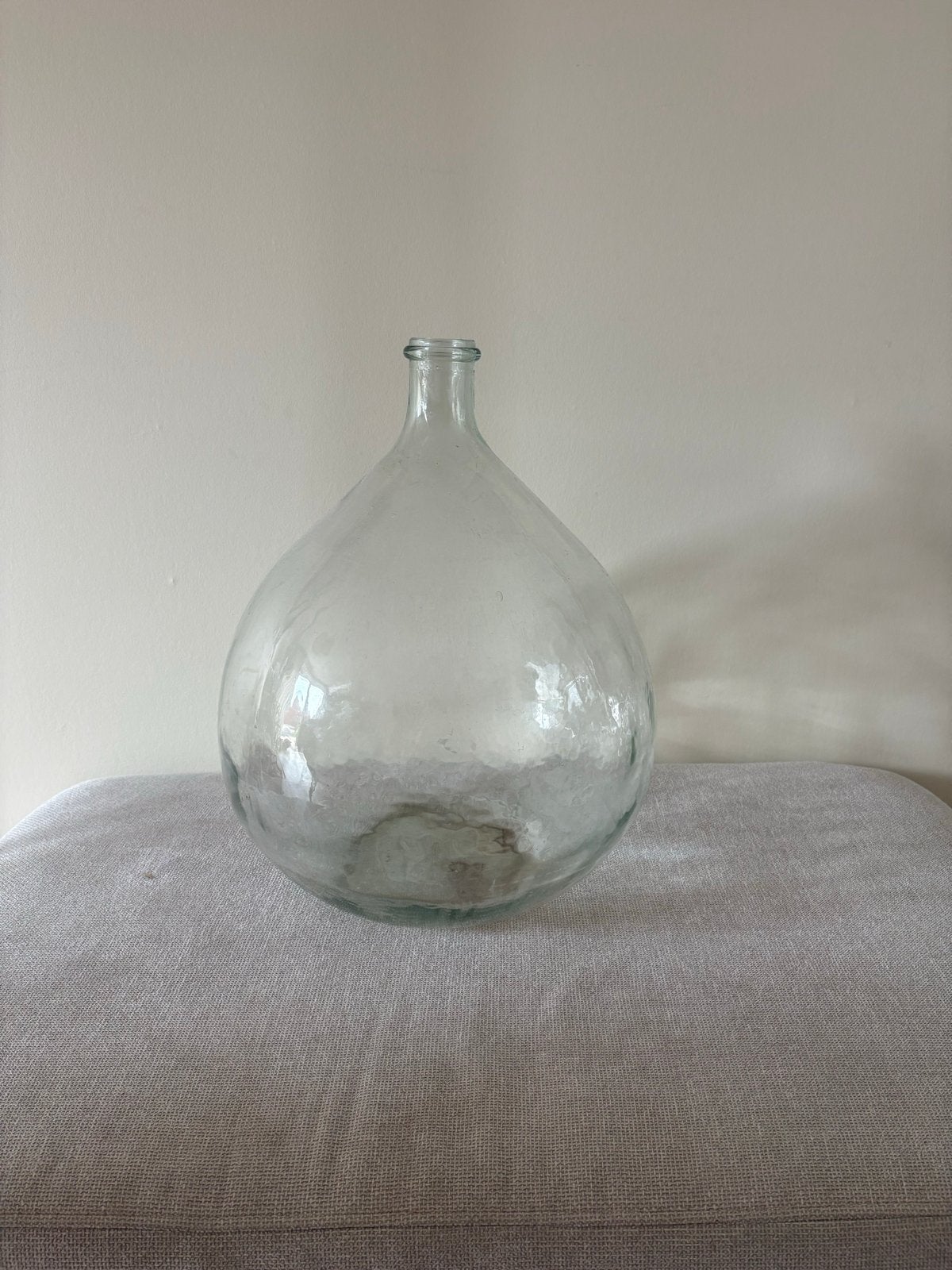 Grote glazen fles / vaas - Vintage, Antiek en Kunst, Ophalen