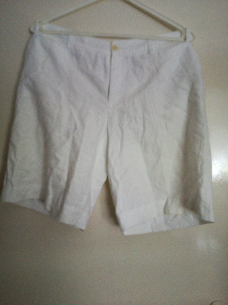 Nog nieuw Linnen katoen short korte broek GOLF Wit  42 W32, Kleding | Heren, Verzenden, Nieuw, Maat 48/50 (M), Wit