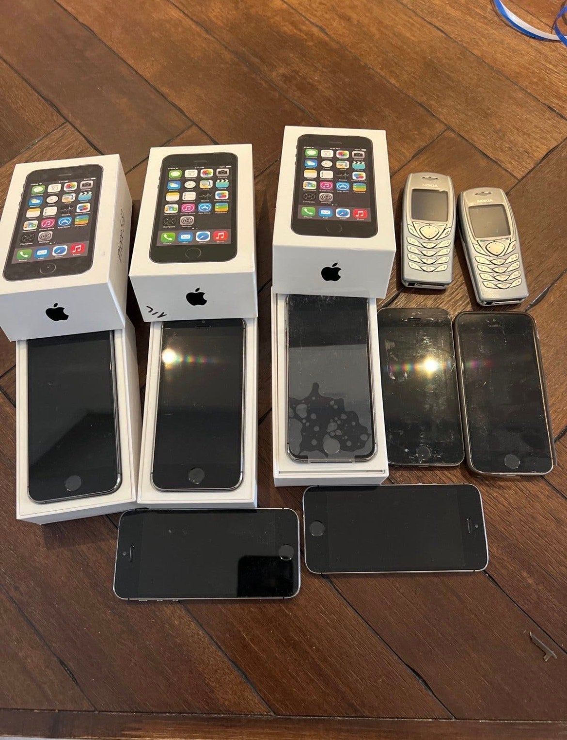Partij iPhones 5s en Nokia telefoons - Diverse modellen, Ophalen, Gebruikt, Overige modellen, Zwart