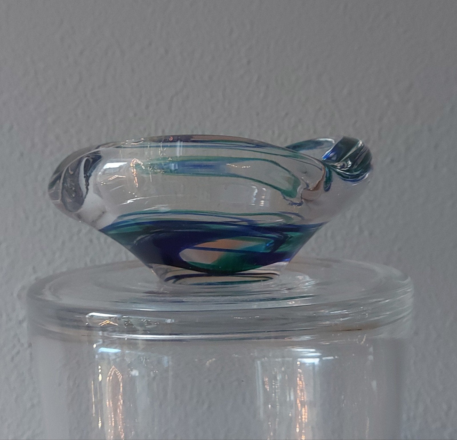 Glazen asbak Max Verboeket, Antiek en Kunst, Antiek | Glas en Kristal, Ophalen of Verzenden